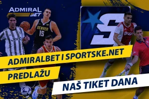 AdmiralBet i Sportske predlažu - Naš tiket dana! (24. 4. 2024)